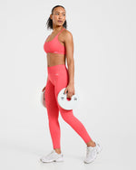 Enhance Seamless Leggings - Summer Coral