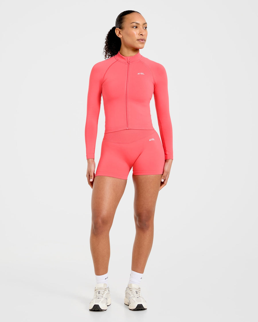 Enhance Seamless Jacket - Summer Coral
