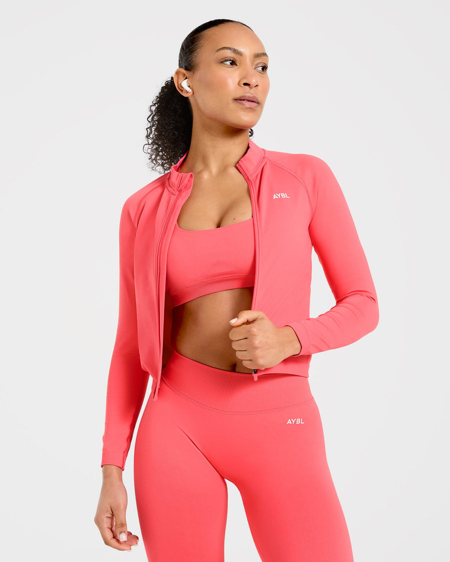 Enhance Seamless Jacket - Summer Coral