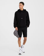 Precision 1/4 Zip Wind Pullover - Noir