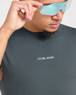 Run Slim Tank - Slate Bleu