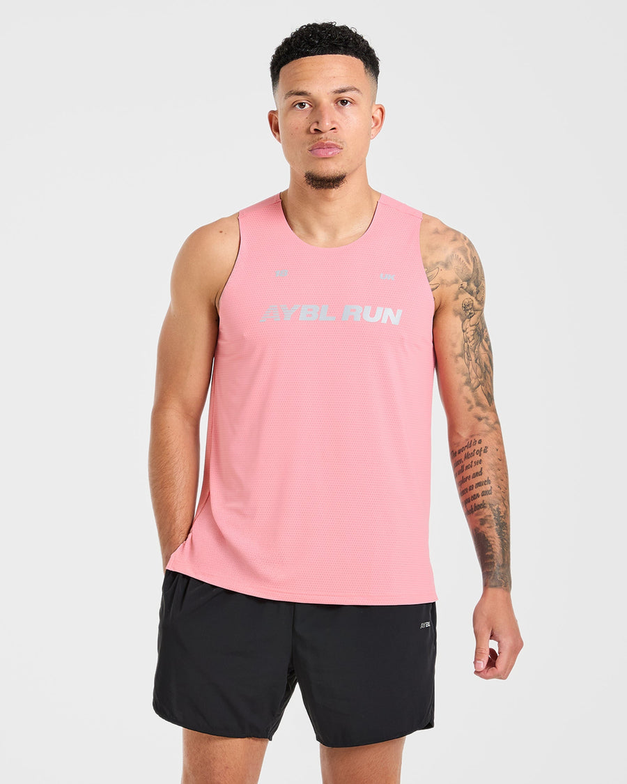 Run Loose Tank - Pastel Coral
