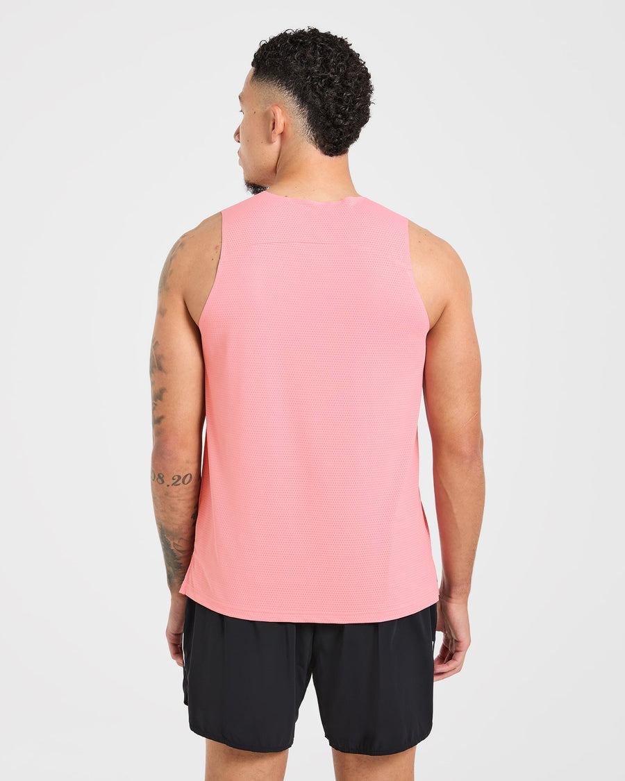 Run Loose Tank - Pastel Coral