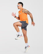 Run Loose Tank - Bright Orange