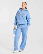 AYBL Club Oversized Hoodie - Bleu