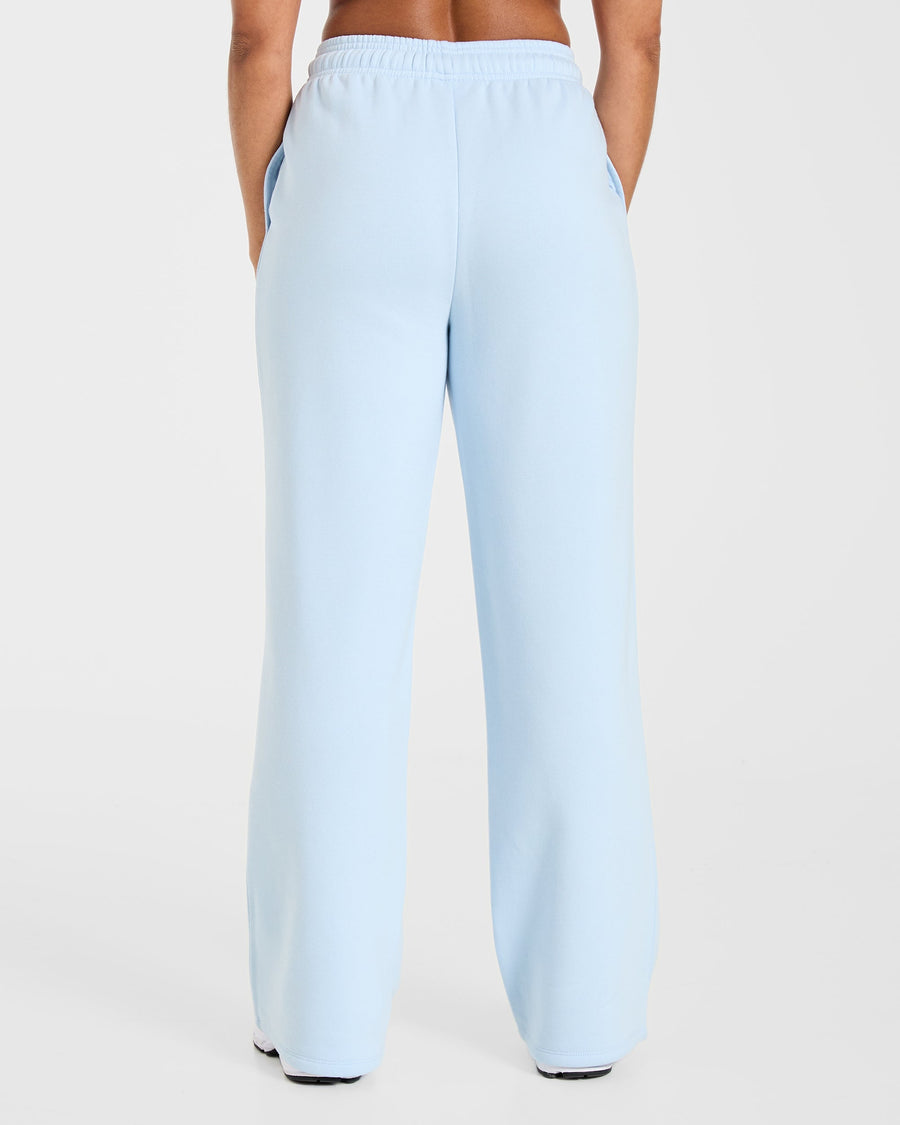 Lifestyle Oversized Straight Leg Joggers - Spring Bleu