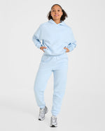Lifestyle Oversized Hoodie - Spring Bleu