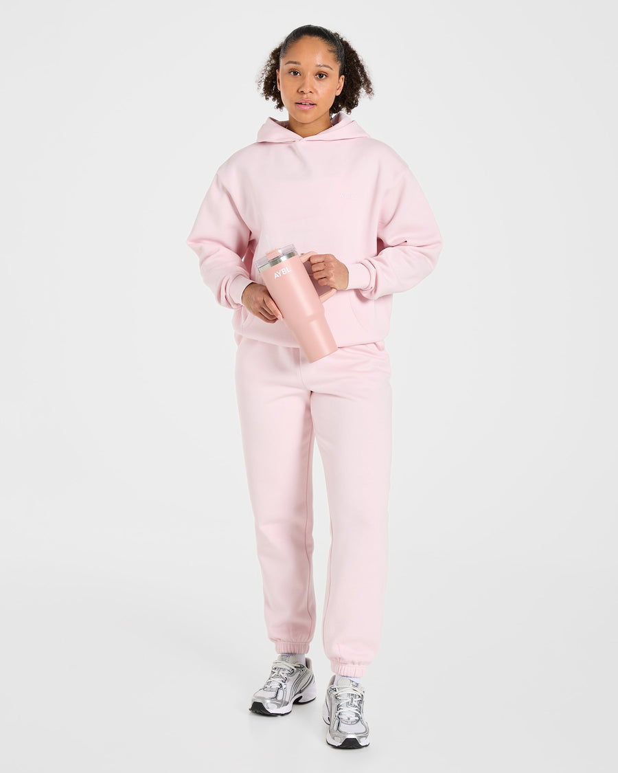 Lifestyle Oversized Hoodie - Pastel Rose