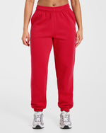 Lifestyle Oversized Joggers - Rouge