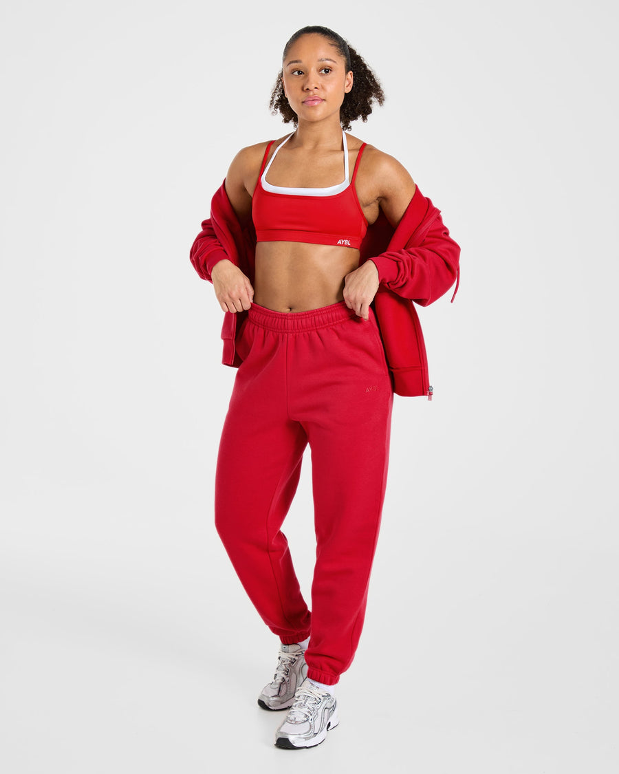 Lifestyle Oversized Joggers - Rouge