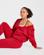 Lifestyle Oversized Joggers - Rouge