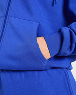 Lifestyle Oversized Zip Up Hoodie - Cobalt