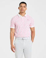 Precision Azalea Polo - Blanc/Azalea Rose