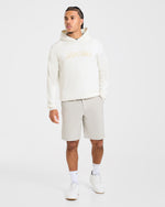 Golf Club Knitted Hoodie - Off Blanc