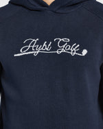 Golf Club Knitted Hoodie - Navy