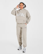 Varsity 2.0 Oversized Joggers - Taupe