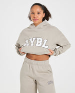 Varsity 2.0 Oversized Hoodie - Taupe