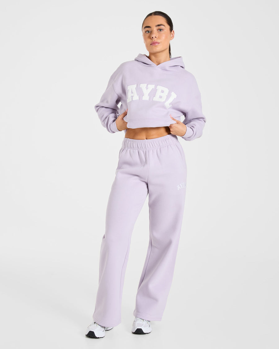 Varsity 2.0 Oversized Hoodie - Lilac