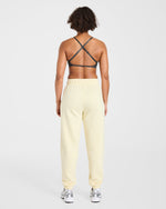 Varsity 2.0 Oversized Joggers - Butter Jaune