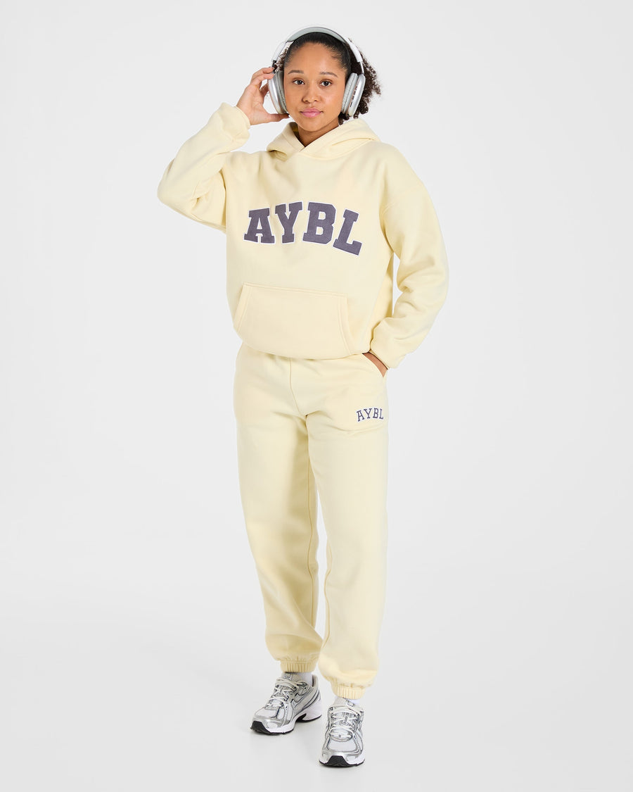 Varsity 2.0 Oversized Joggers - Butter Jaune