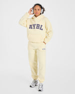 Varsity 2.0 Oversized Joggers - Butter Jaune