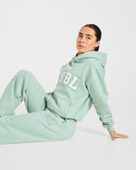 Varsity 2.0 Oversized Joggers - Sage Vert