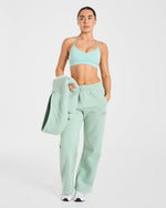 Varsity 2.0 Oversized Joggers - Sage Vert