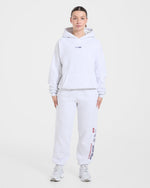 Athletics Dept Oversized Hoodie - Gris Marl