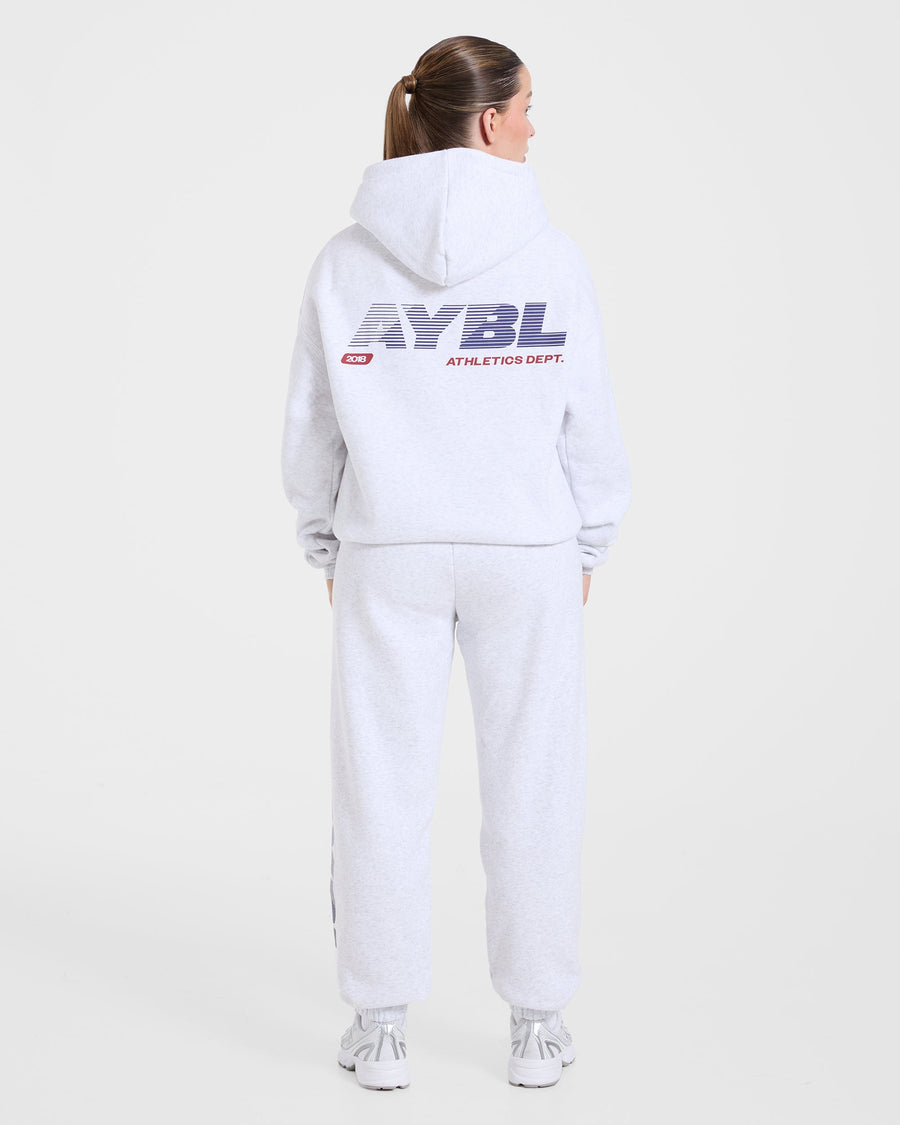 Athletics Dept Oversized Hoodie - Gris Marl