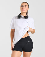 Athletics Department Oversized T Shirt - Blanc