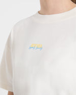 AYBL Sports Society Oversized T Shirt - Off Blanc