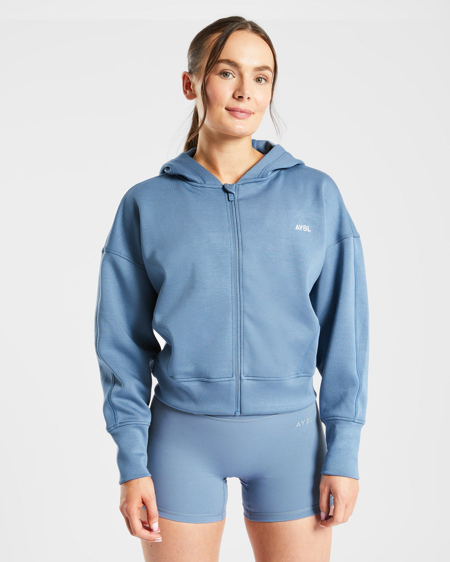 Zip Up Jacket - Bleu