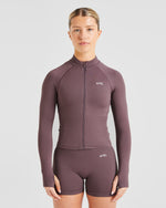 Balance V3 Seamless Zip Jacket - Coffee Bean
