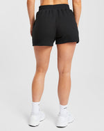 Waffle Shorts - Noir