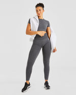 Empower Seamless Leggings - Noir Marl