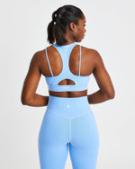 Core Sports Bra - Placid Bleu
