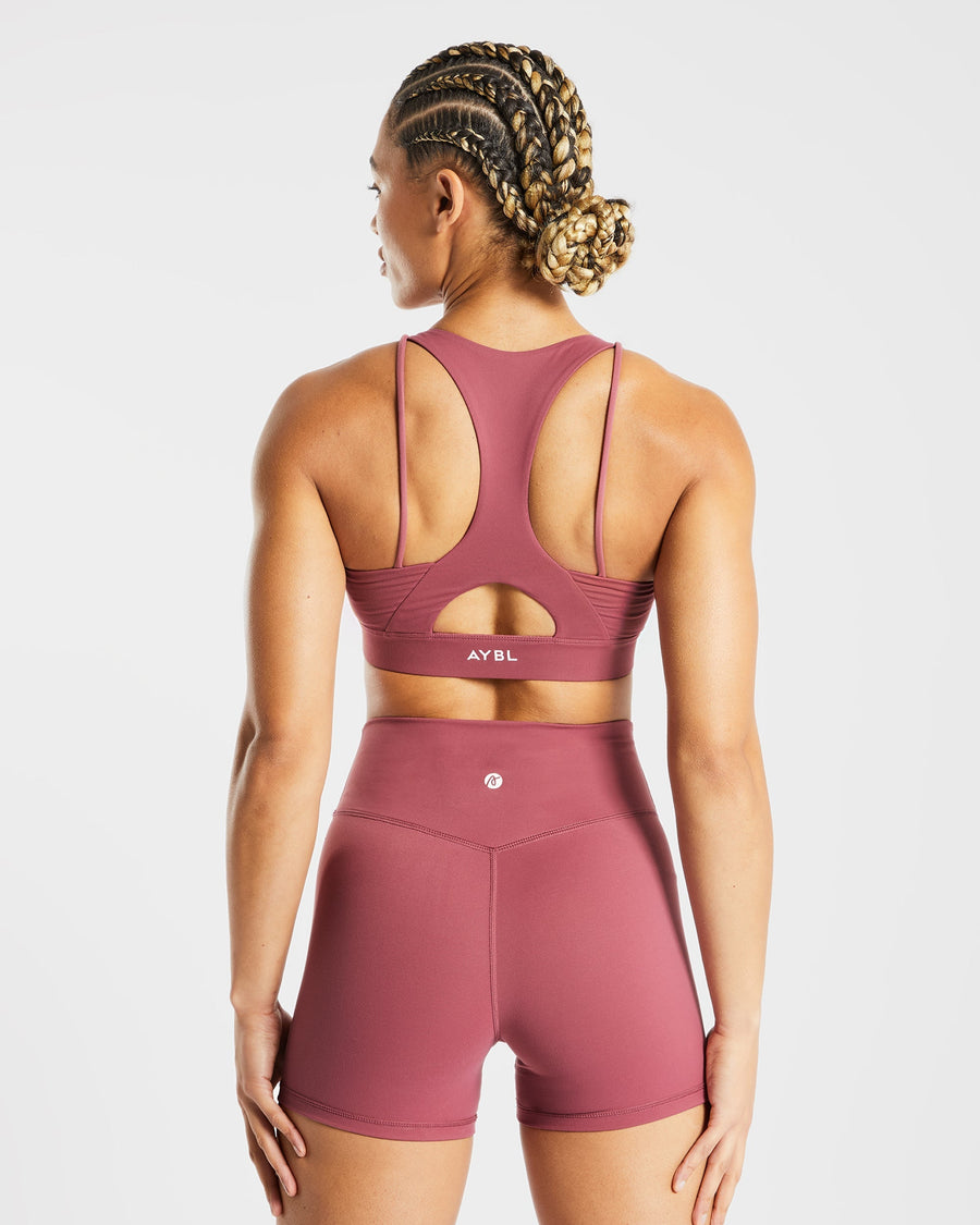 Core Sports Bra - Brick Rouge