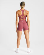 Core Sports Bra - Brick Rouge
