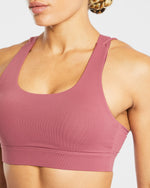 Core Sports Bra - Brick Rouge