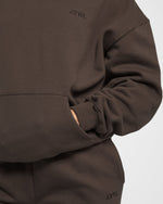 Premium Oversized Hoodie - Coffee Marron