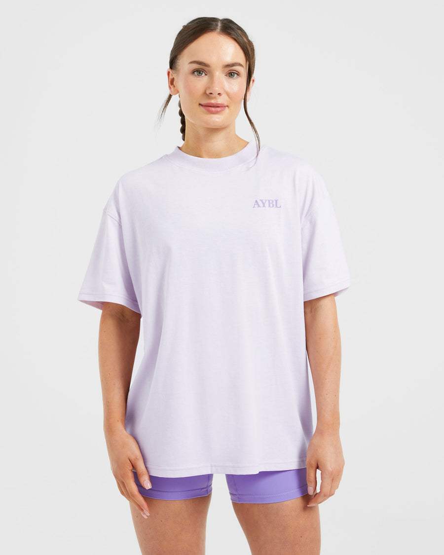 Do It For You Oversized T Shirt - Orchid Violet