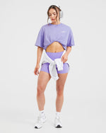 Manifest Oversized T Shirt - Violet