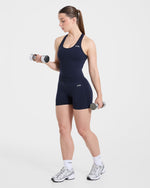 Empower Seamless Tank Top - Navy