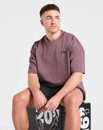 AYBL Iron Club Oversized T Shirt - Flint Violet