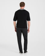 Classic Knitted Polo - Black
