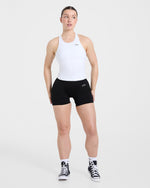 Essential Racerback Tank Top - Blanc