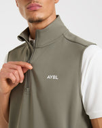Precision 1/4 Zip Vest - Deep Sage