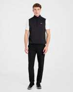 Precision 1/4 Zip Vest - Black