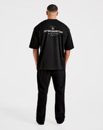 Apex Lifting Essentials Oversized T Shirt - Noir/Crème