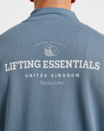 Apex Lifting Essentials 1/4 Zip Pullover - Titanium Bleu